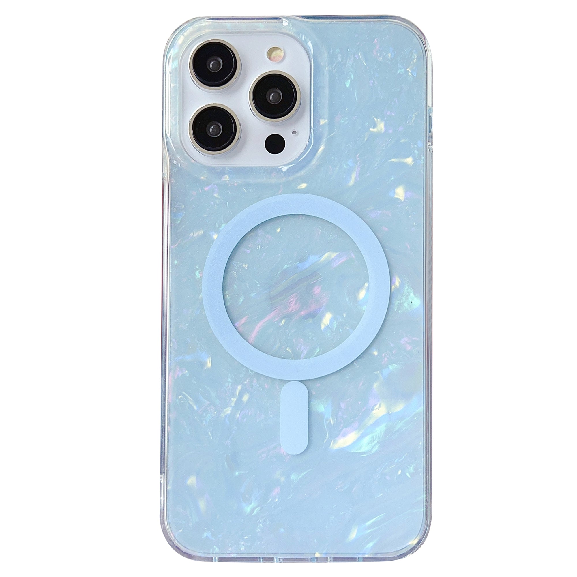 For iPhone 13 Pro Max 6.7 inch Shell Pattern IMD Case TPU PC Phone Cover Compatible with MagSafe For iPhone 13 Pro Max 6.7 inch Shell Pattern IMD Case TPU PC Phone Cover Compatible with MagSafe